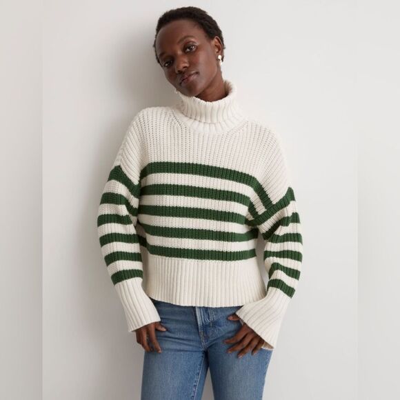 Madewell Wide Rib Turtleneck Sweater NWT Size XXL N0064 - Picture 5 of 12